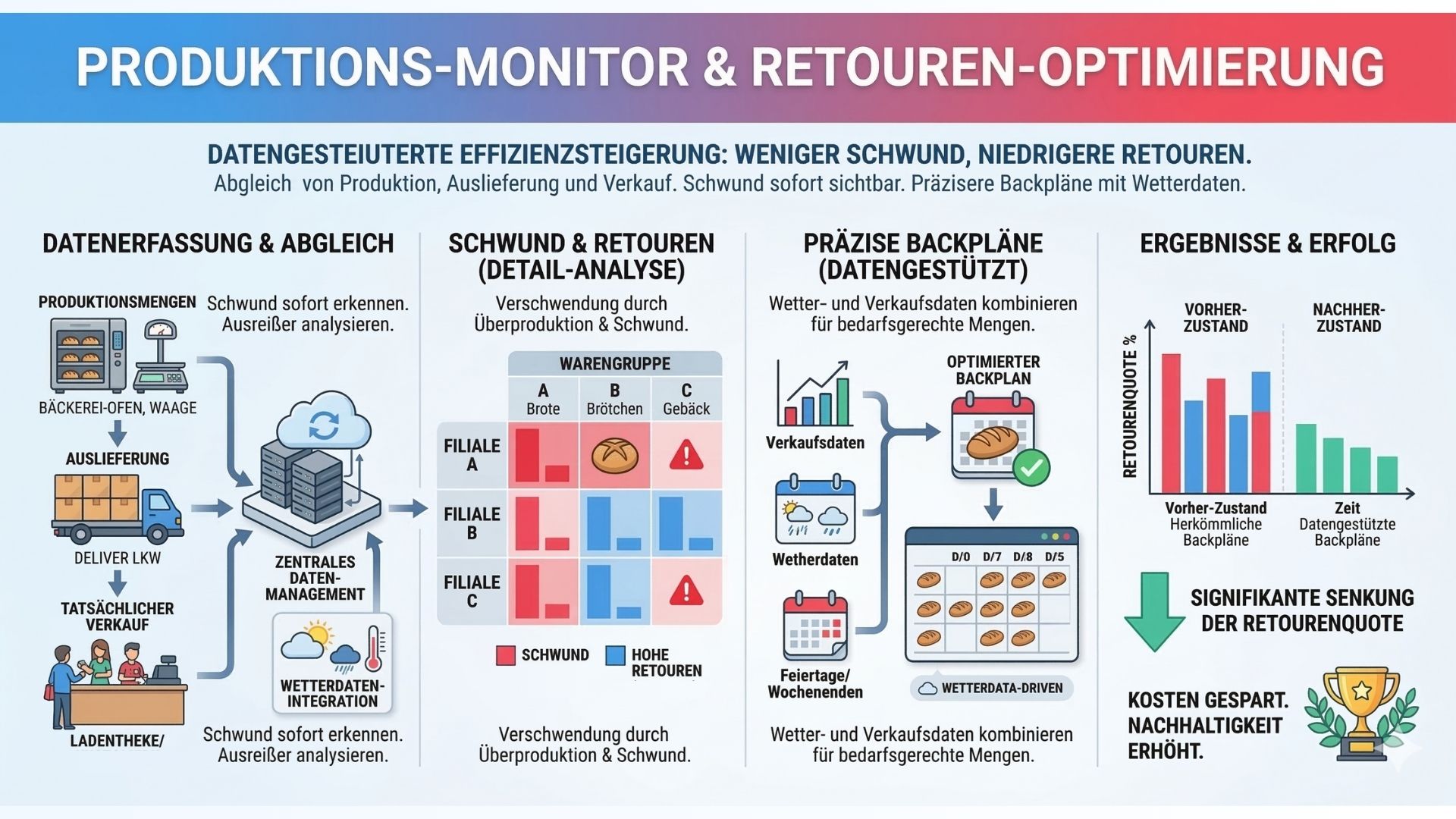 PRODUKTIONS MONITOR RETOUREN OPTIMIERUNG 1